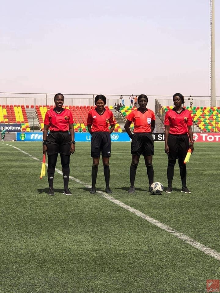 Le staff arbitral féminin mauritanien présent aux qualificatifs au championnat d’Afrique
