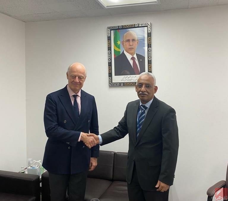 New York: de Mistura rencontre le représentant de la Mauritanie aux Nations Unies