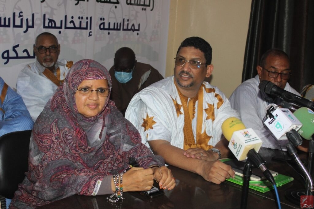 Hommage à la présidente de la Région Nouakchott par le syndicat du travail et de la santé