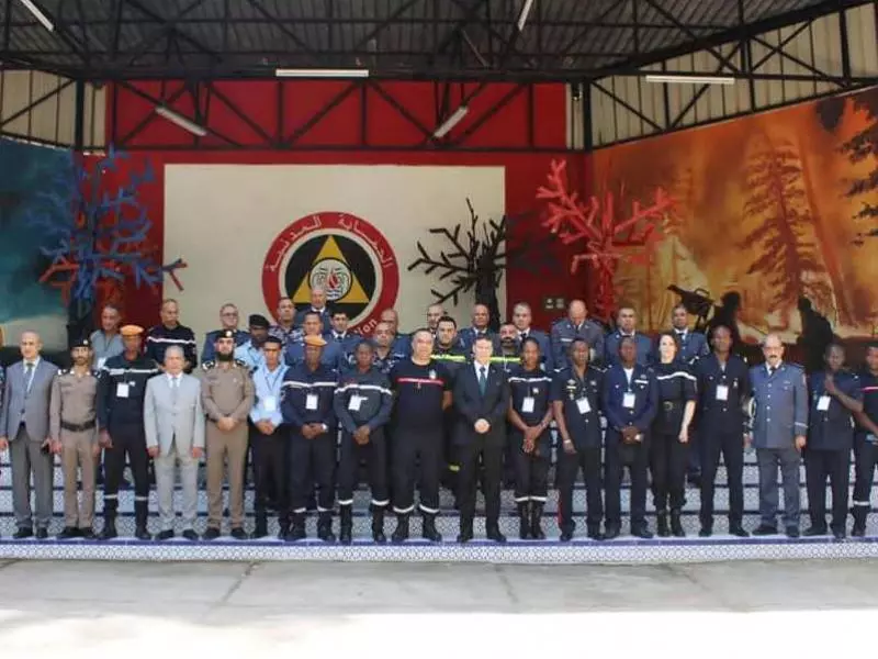 Des officiers de la protection civile mauritanienne participent à un stage de formation en Algérie