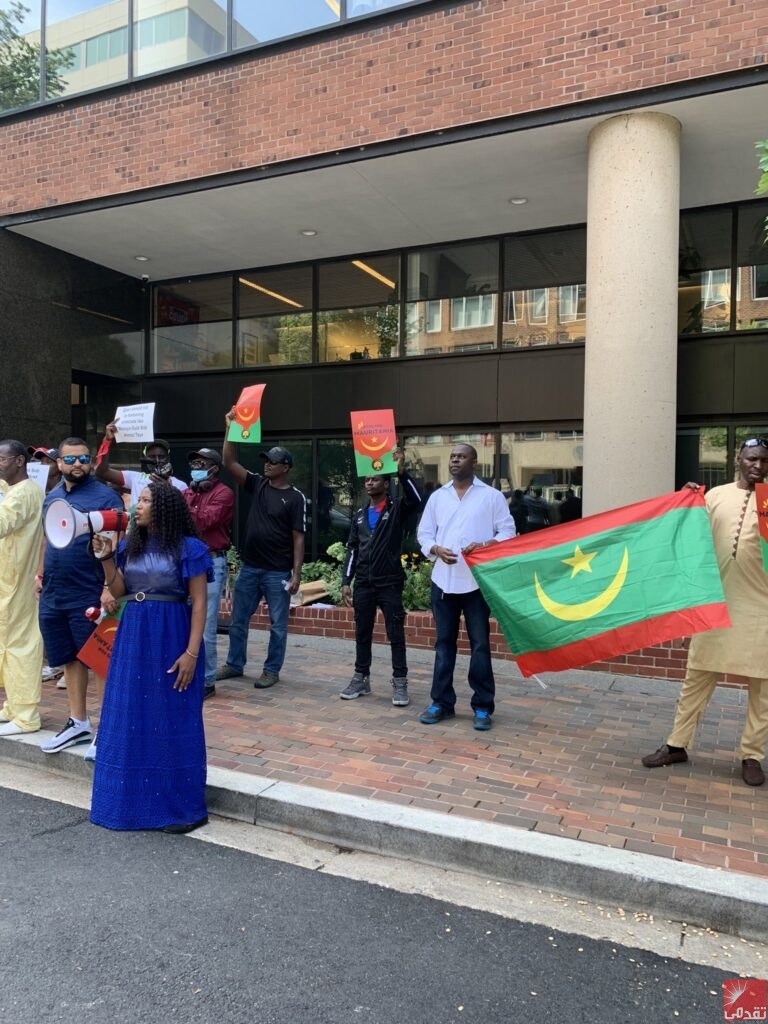 Washington : Les mauritaniens manifestent devant les ambassades de Mauritanie et du Qatar