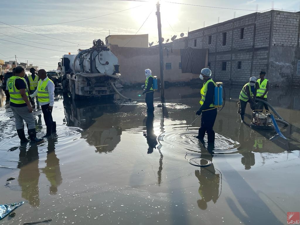 Mint Abdelmalek appelle à accélérer le rythme des opérations d’aspiration des eaux pluviales