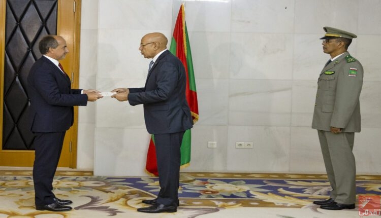 Ghazouani reçoit les lettres de créance du nouvel ambassadeur de France en Mauritanie