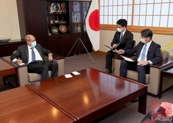 Ould Maayiv rencontre le ministre japonais des Affaires étrangères à Tokyo