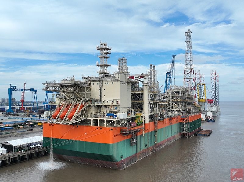 La plate-forme FPSO du champ Ahmeyim entame ses derniers essais en mer