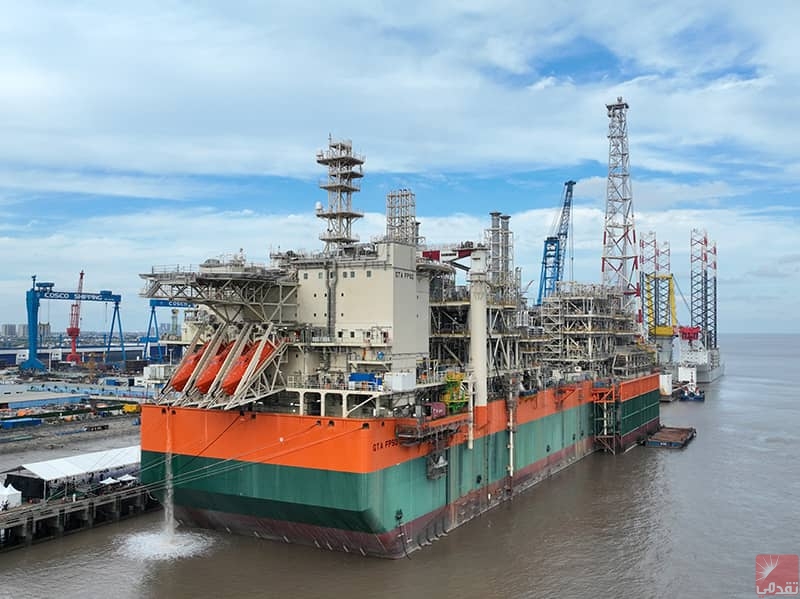 La plate-forme FPSO du projet Ahmeyim quitte Singapour