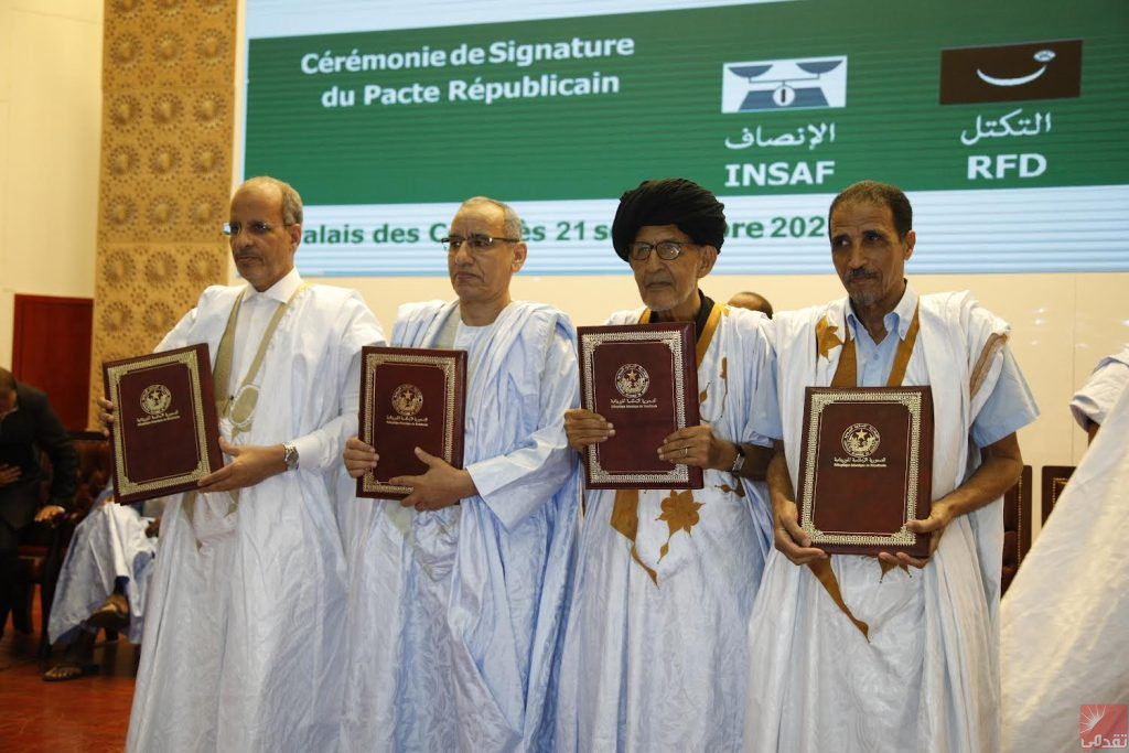 Nouakchott : Signature de l’accord politique entre le gouvernement et certains partis