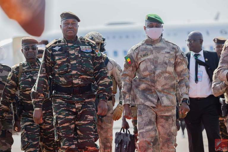 Le président de la transition du Niger en visite à Bamako