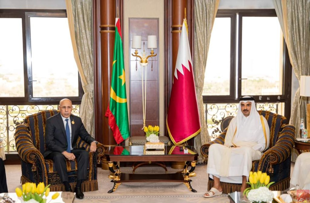 Ghazouani rencontre l’Emir du Qatar