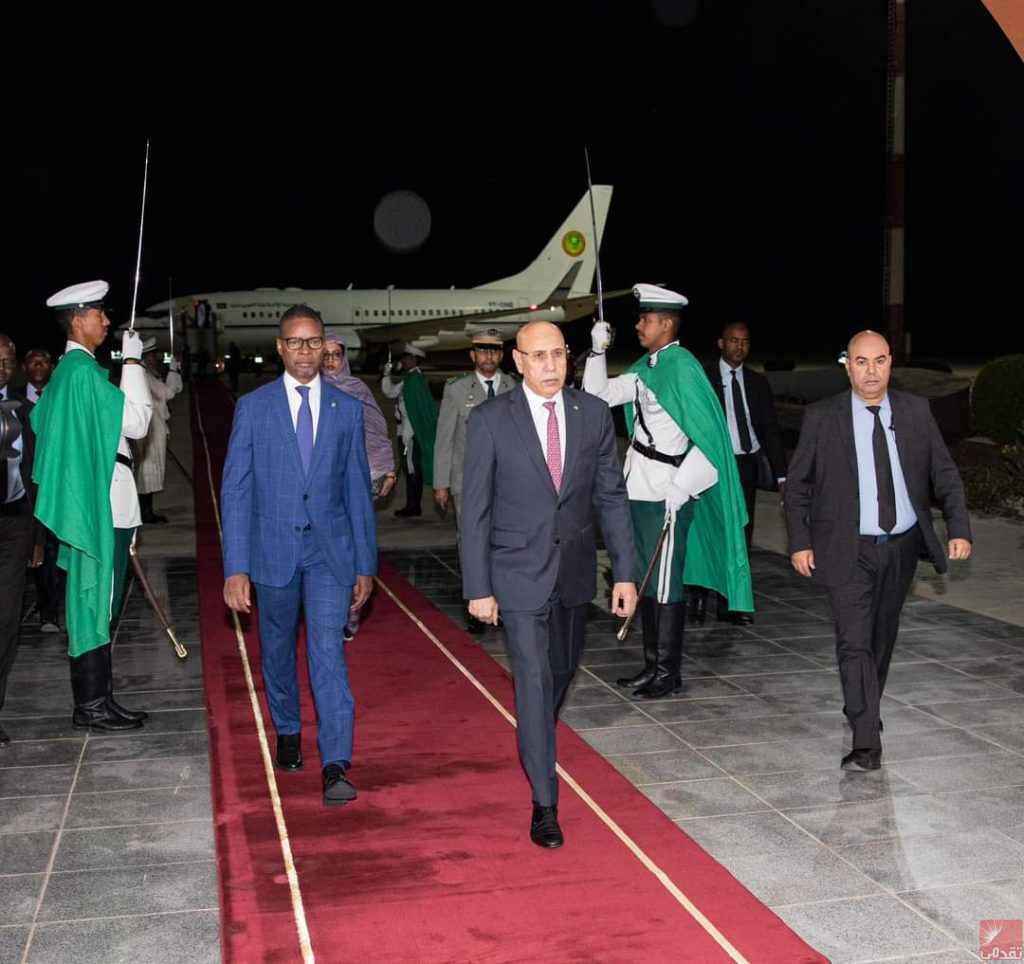 Ghazouani de retour à Nouakchott après avoir participé aux deux Sommets de Riyad