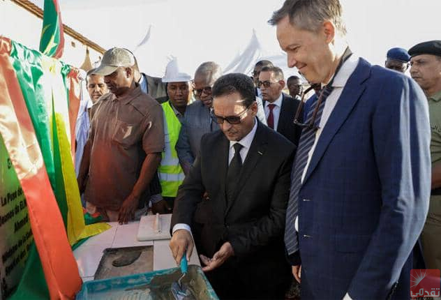 Pose de la première pierre de l’espace jeunesse d’El Mina