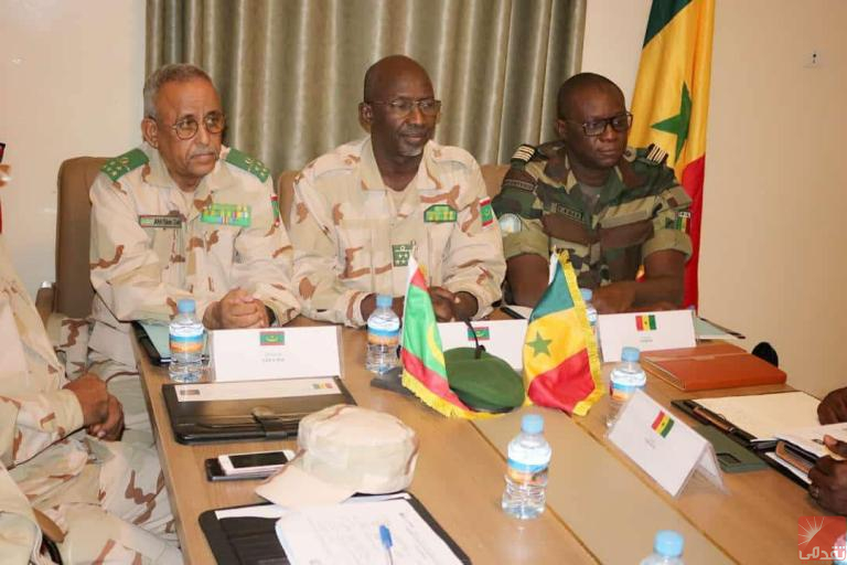 Réunion des comandants des regions militaires frontalières de Mauritanie et du Sénégal