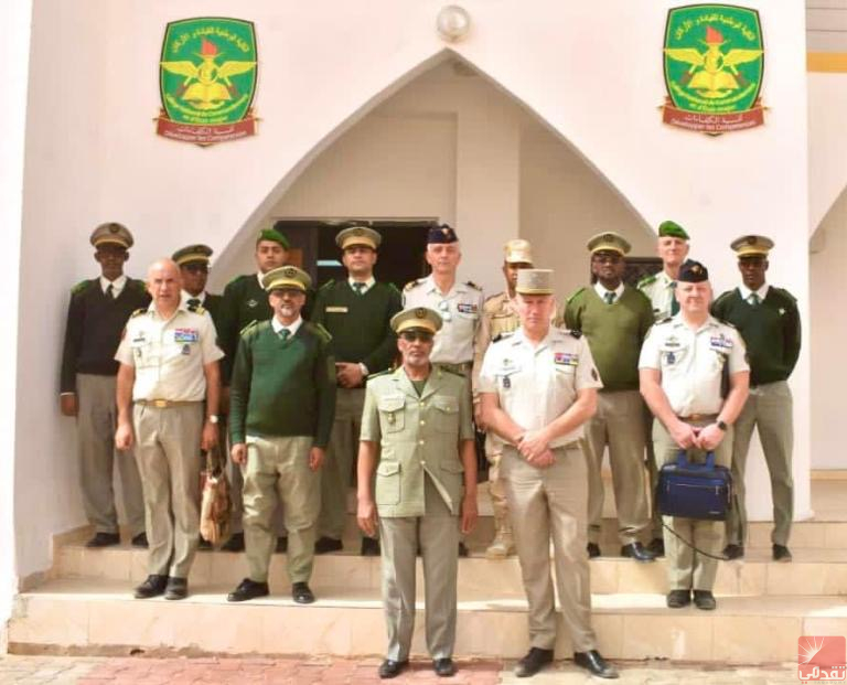 Visite d’une délégation militaire française à l’école d’état-major