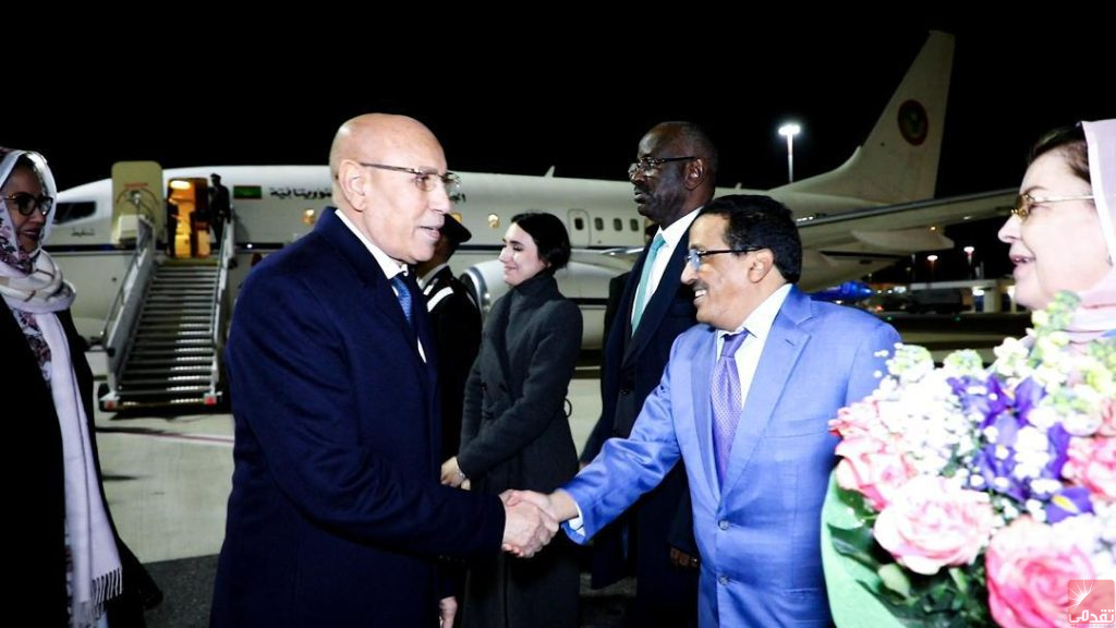 Ghazouani arrive à Rome pour participer au sommet afro-italien