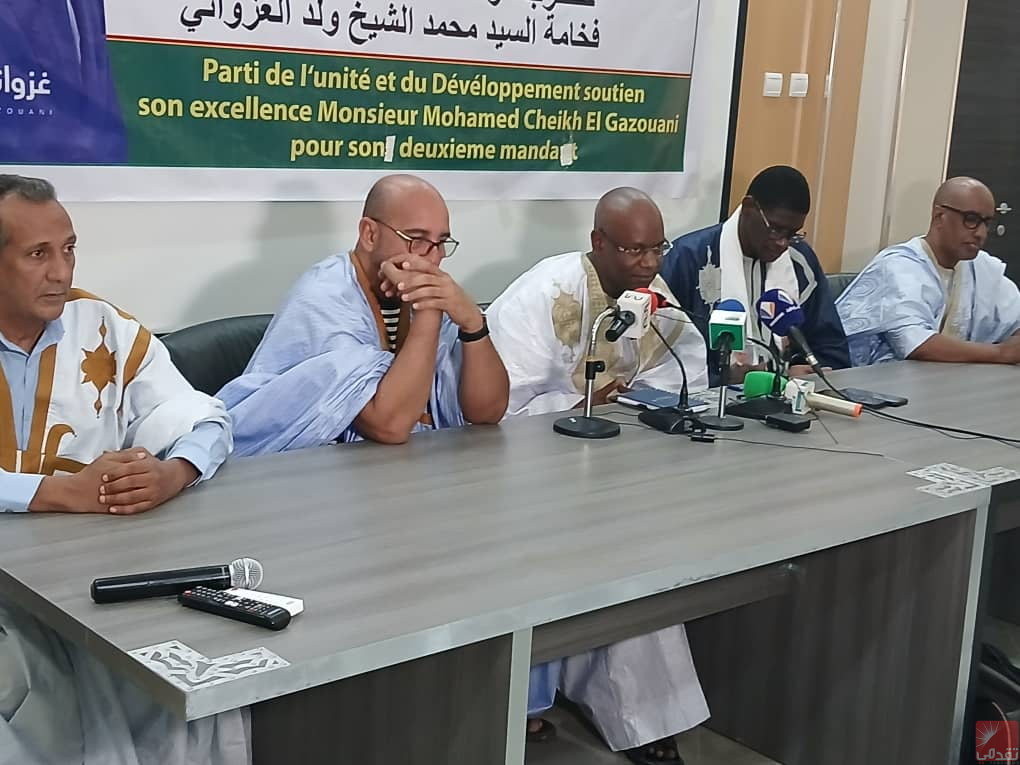 Le Parti de l’Unité et du Développement annonce son soutien à Ould El-Ghazouani