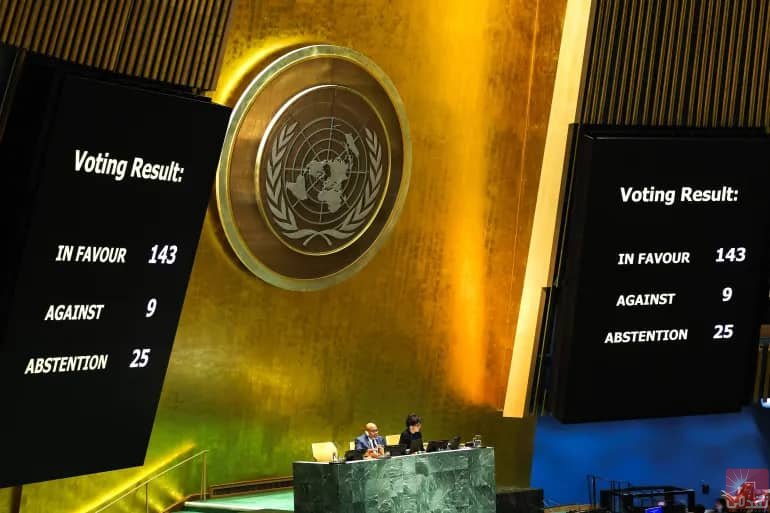 Une résolution de l’ONU recommande au Conseil de Sécurité de reconsidérer l’adhésion de la Palestine