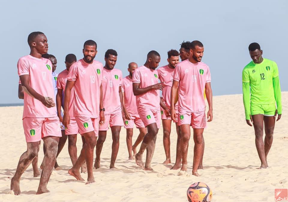 L’équipe Mauritanie de beach soccer se prépare à la CAN