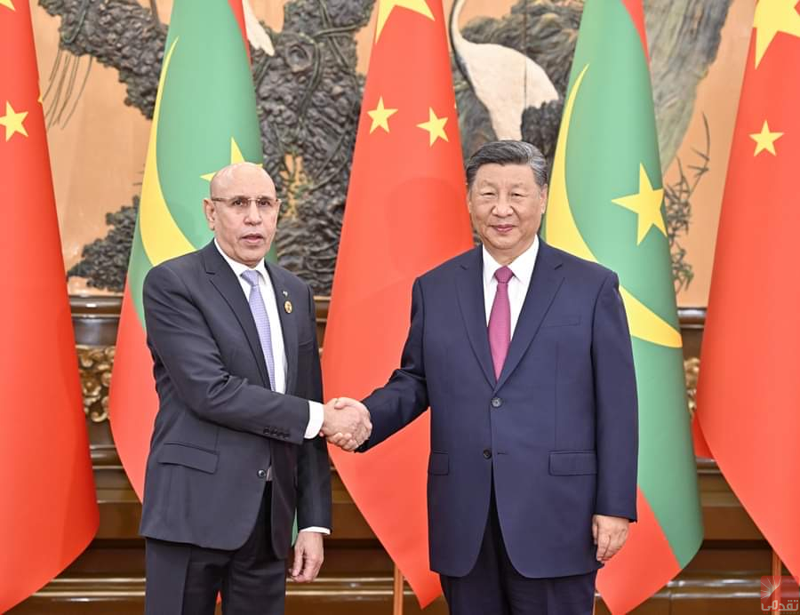 Ghazouani rencontre le Président chinois