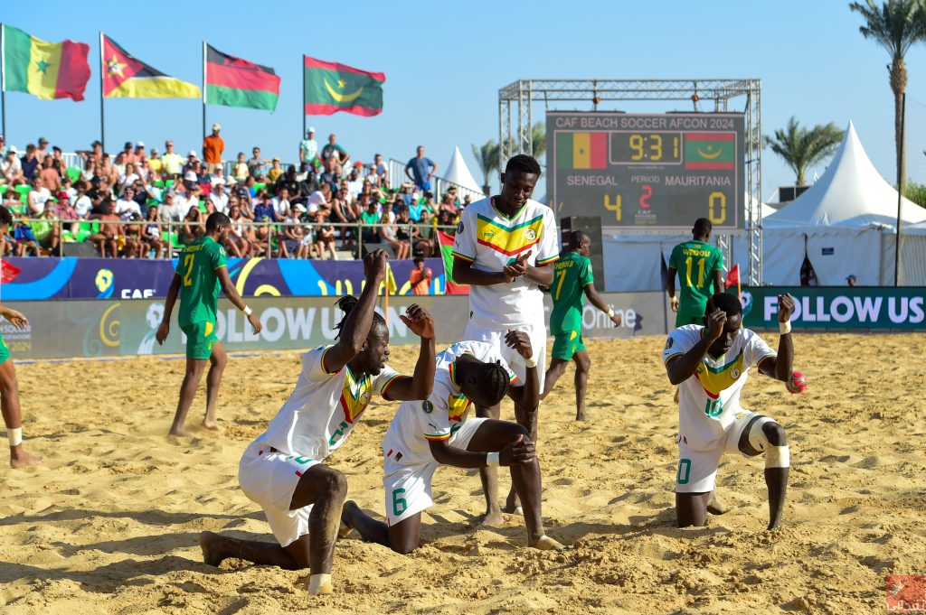 Défaite de la Mauritanie en finale de la CAN de Beach Soccer face au Sénégal