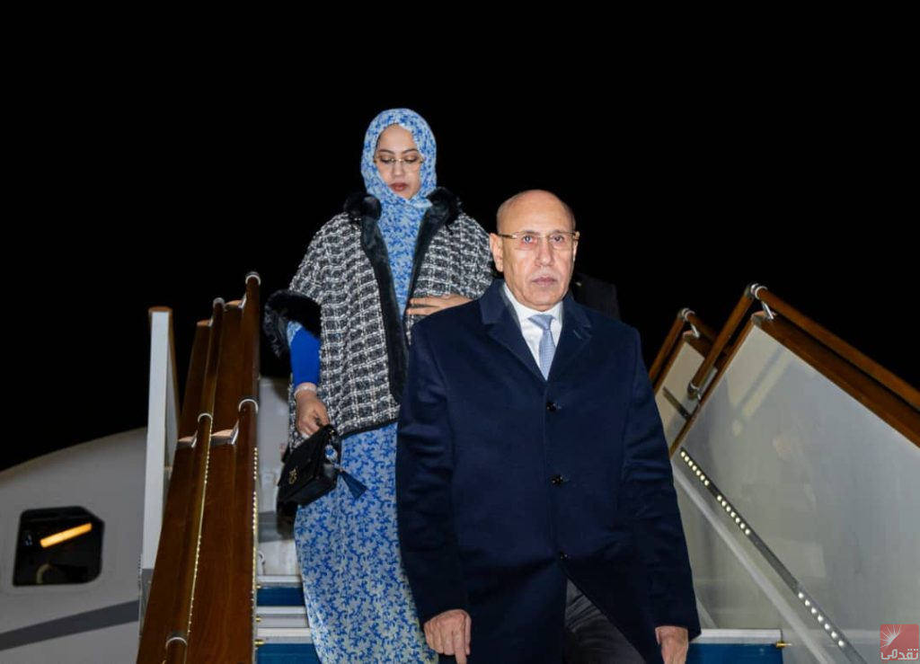 Arrivée de Ghazouani à Bakou pour participer à la COP29