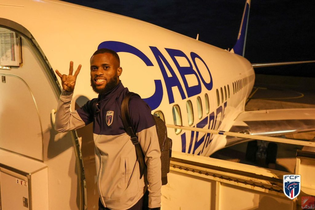 Arrivée de l’équipe du Cabo Verde en prélude pour le match contre la Mauritanie