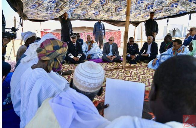 Ghazouani visite un centre d’hébergement pour les sinistrés des inondations