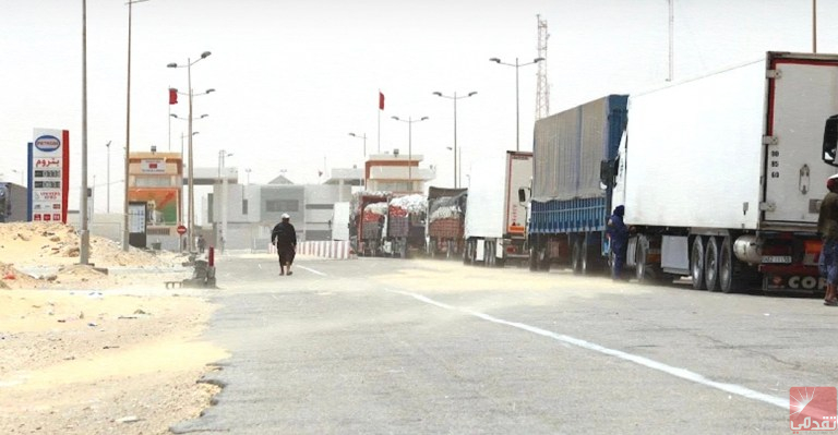 Gargaratt : Bouchon dans le trafic des camions cargo en direction de la Mauritanie