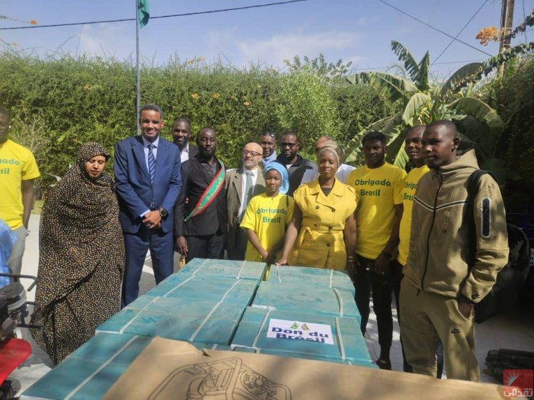 Le Brésil fait un don aux habitants de Ghabou en réponse aux inondations de 2024