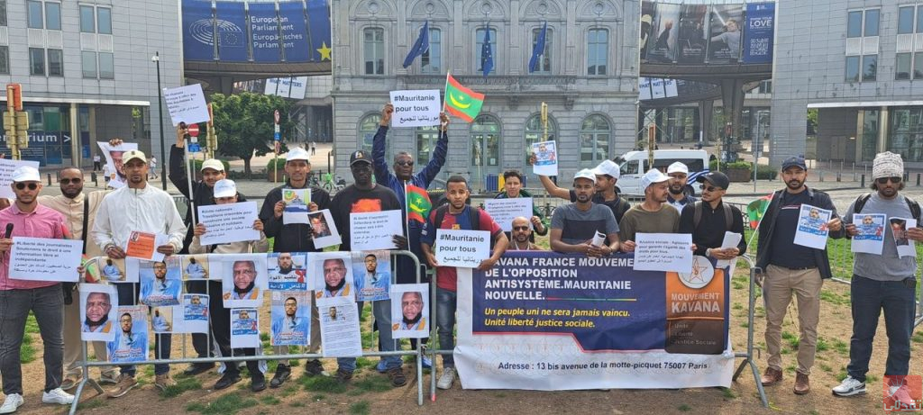 Un rassemblement devant le Parlement européen dénonce la détérioration des libertés en Mauritanie