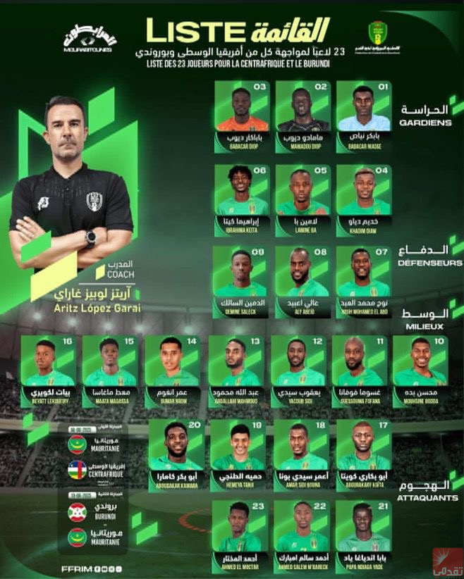 Garay annonce la liste des “Mourabitounes” pour les matchs amicaux de juin, mêlant expérience et ambition