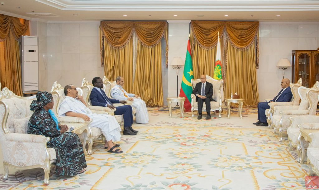 Le chef de l’opposition discute avec Ghazouani des dangers de l’athéisme et de l’enrichissement excessif