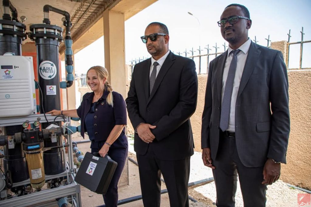 Inauguration d’une unité de production d’eau de haute qualité à l’hôpital national