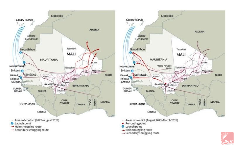 Initiative mondiale : les réseaux de trafic en Mauritanie et au Sénégal sont devenus plus organisés