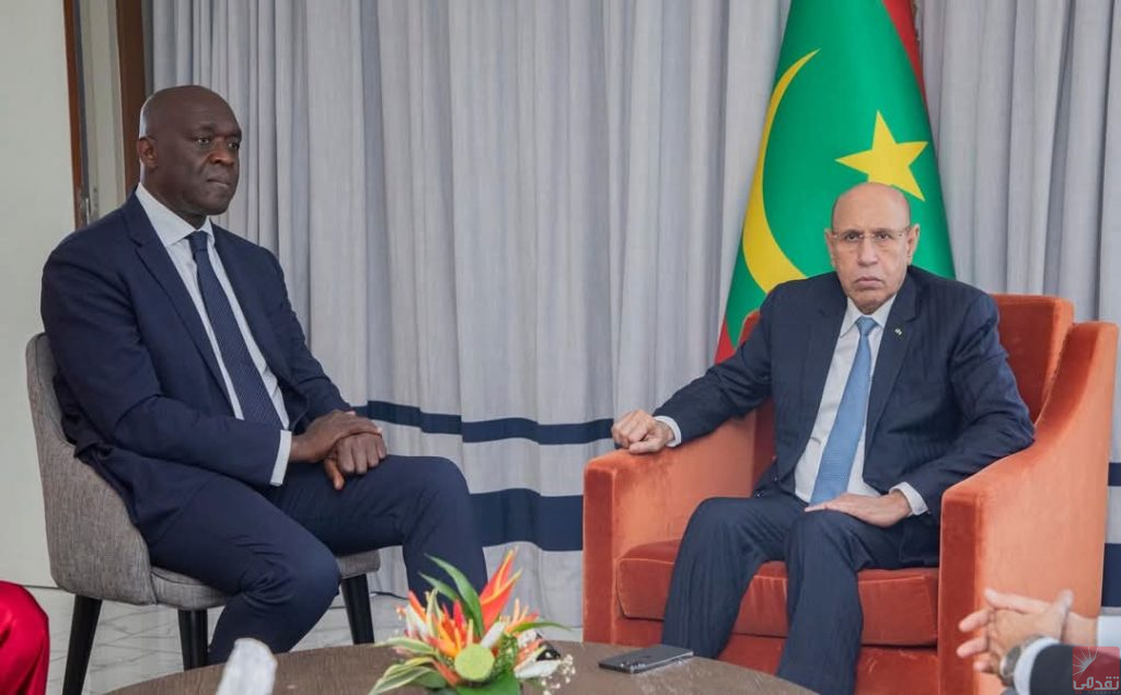 Ould Ghazouani rencontre le directeur général de la Société financière internationale à Abidjan