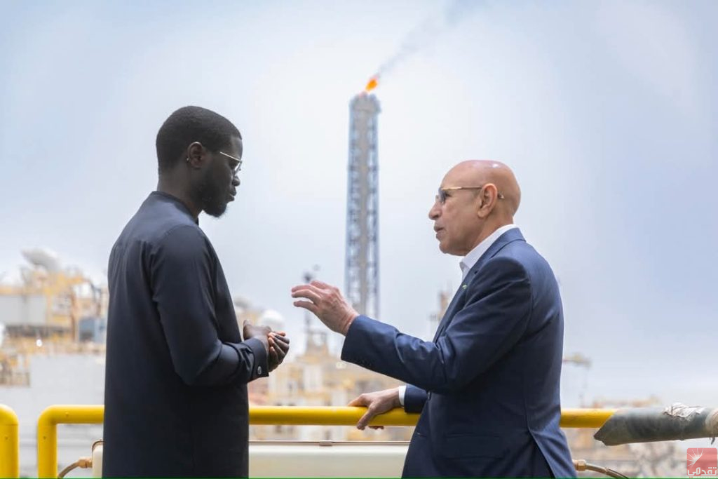 Insaf : La visite de Ghazouani à la plateforme gazière, un moment décisif dans l’histoire de la Mauritanie. »