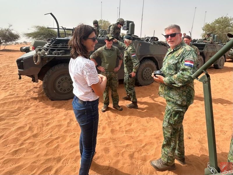Exercice militaire conjoint réunissant des forces de Mauritanie, des Pays-Bas et des États-Unis au nord du Sénégal