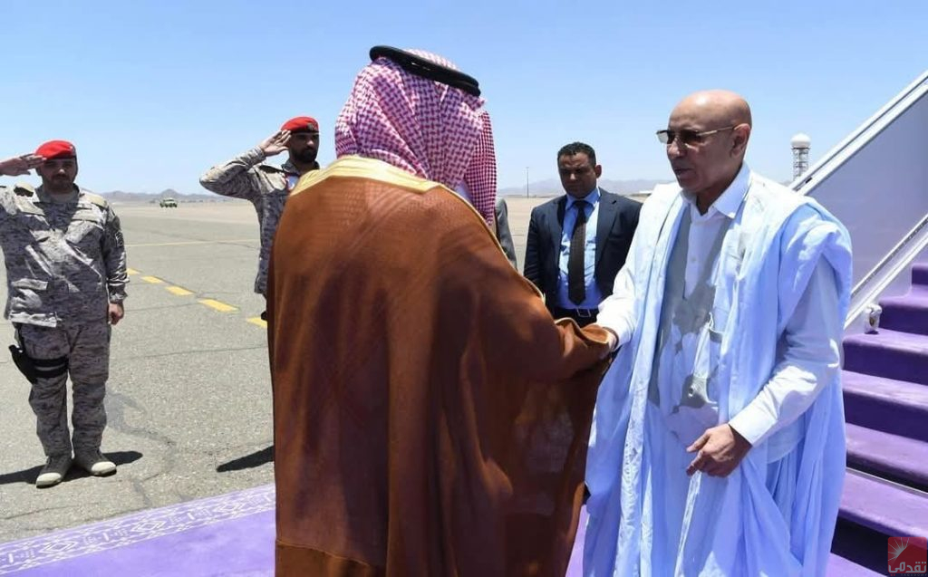 Ould Ghazouani arrive à Médine