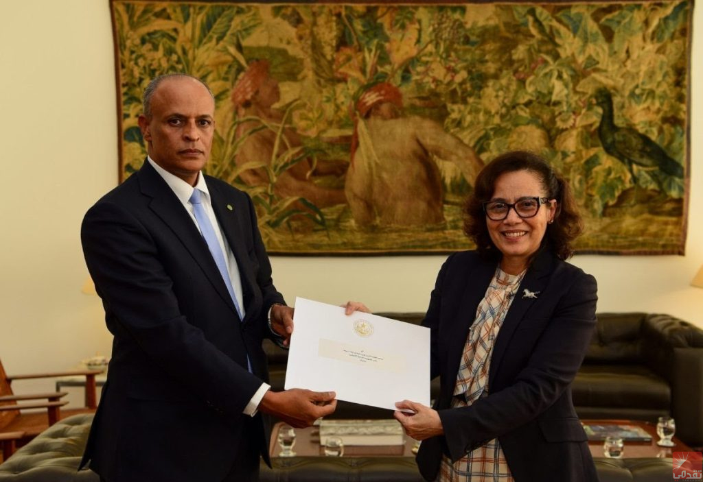 Le nouvel ambassadeur de Mauritanie au Brésil présente ses lettres de créance