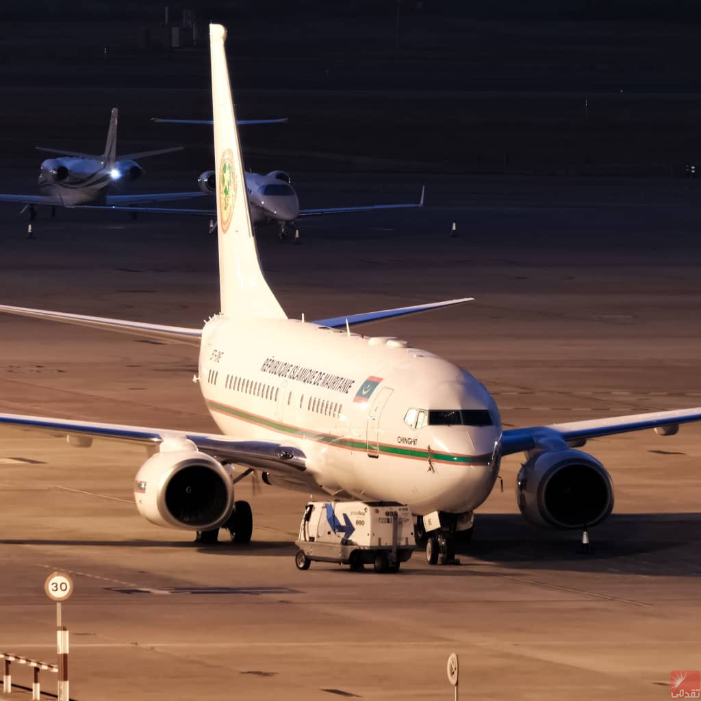 Lors d’une visite non annoncée… l’avion de Ould Ghazouani repéré à Barcelone