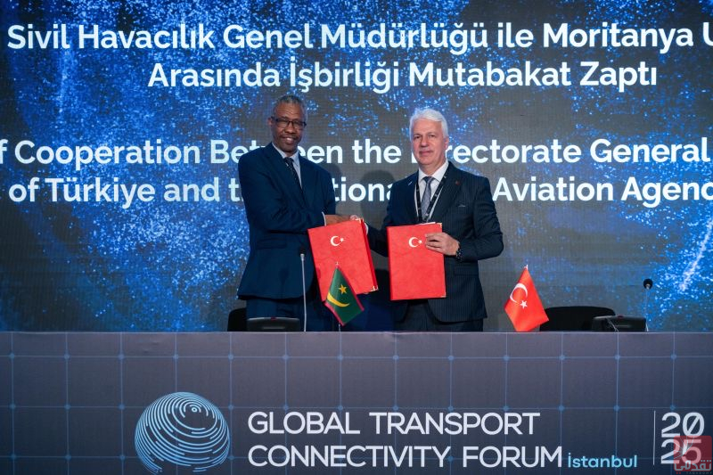 La Mauritanie et la Turquie signent un accord de coopération dans le domaine de l’aviation civile