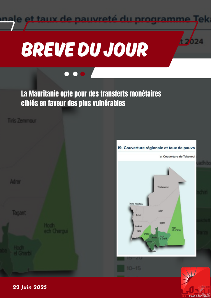 La Mauritanie opte pour des transferts monétaires ciblés en faveur des plus vulnérables