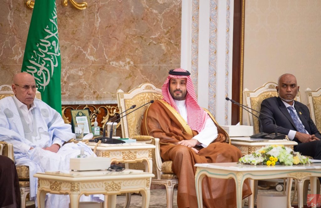 Ghazouani rencontre le prince héritier saoudien