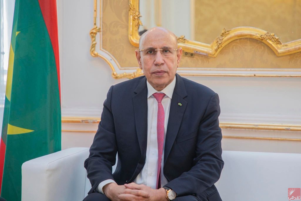 Ghazouani arrive à Séville pour participer à la quatrième Conférence internationale sur le financement du développement