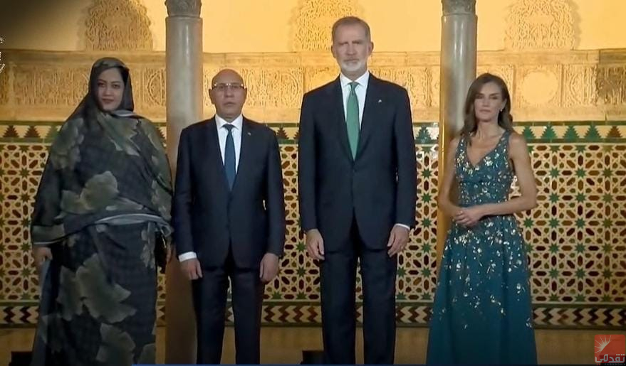 Ghazouani participe à un dîner officiel offert par le Roi d’Espagne