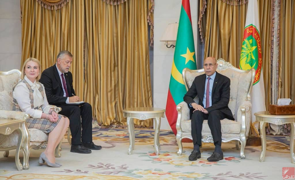 Pour discuter du renforcement de la coopération sécuritaire, Ghazouani reçoit la ministre tchèque de la Défense