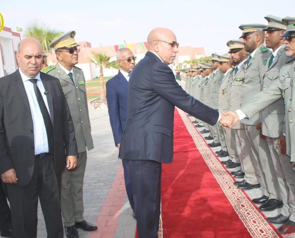 Ghazouani préside la cérémonie de sortie de deux promotions du Collège National de Commandement et d’État-major